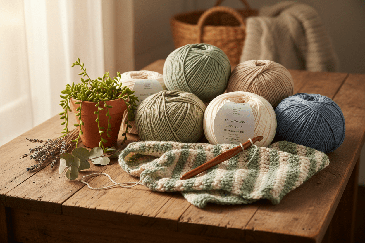Eco Friendly Crochet: Sustainable Yarns and Ethical Crafting - Homemadewithlove by Niecy’s Store