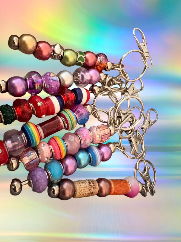 Glass Beaded Keychains